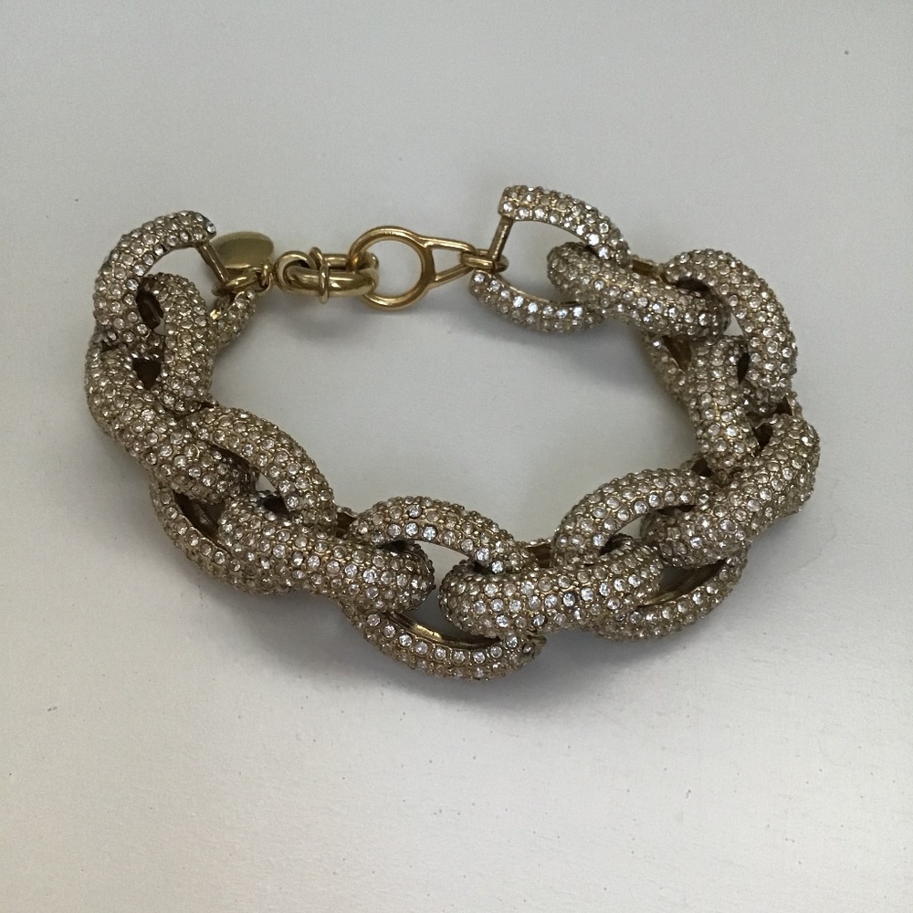 J. Crew Pave Statement Bracelet